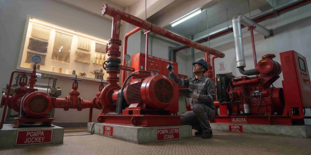 Pompa Hydrant untuk Pabrik Tekstil