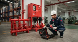 Pompa Hydrant untuk Gudang Logistik